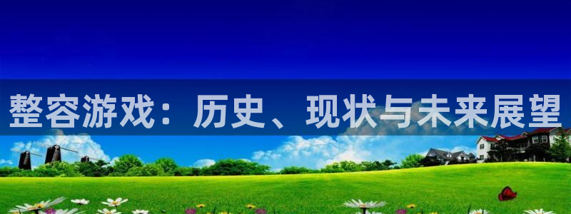 江苏im电竞智得：整容游戏：历史、现状与未来展望